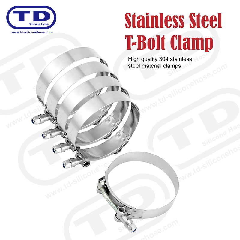 گیره شیلنگ سیلیکون T-Bolt با کار سنگین