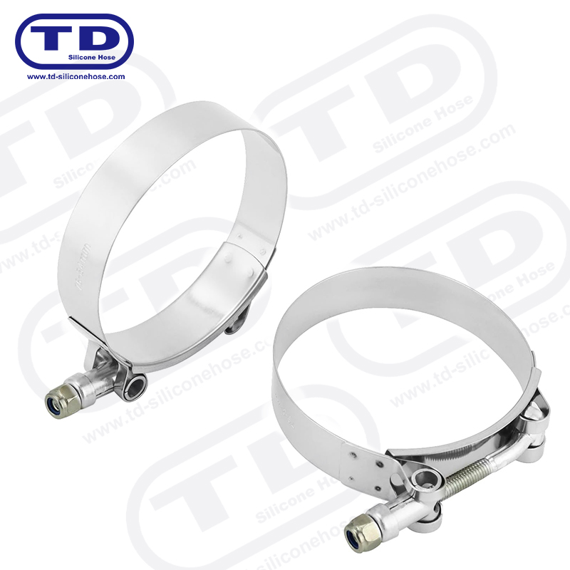 گیره شیلنگ سیلیکون T-Bolt با کار سنگین