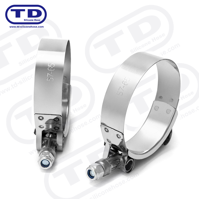 گیره شیلنگ سیلیکون T-Bolt با کار سنگین