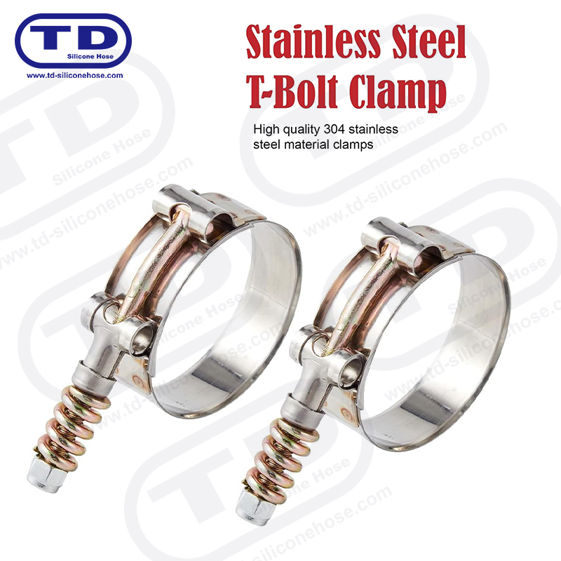 گیره شیلنگ سیلیکون T-bolt تقویت شده بهار