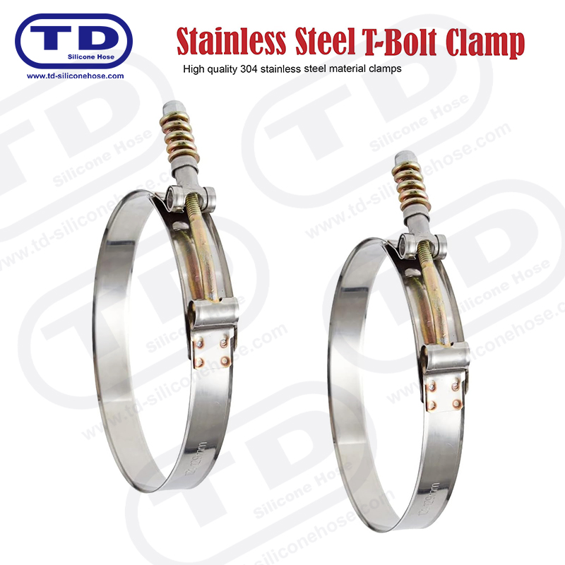 گیره شیلنگ سیلیکون T-bolt تقویت شده بهار