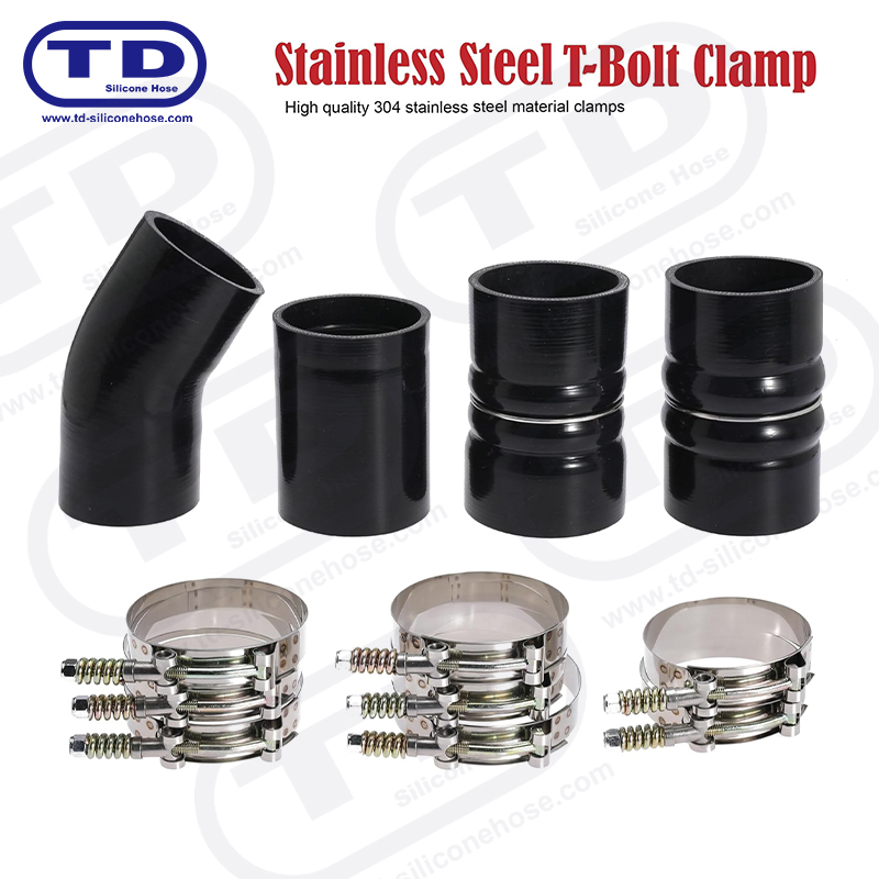 گیره شیلنگ سیلیکون T-bolt تقویت شده بهار