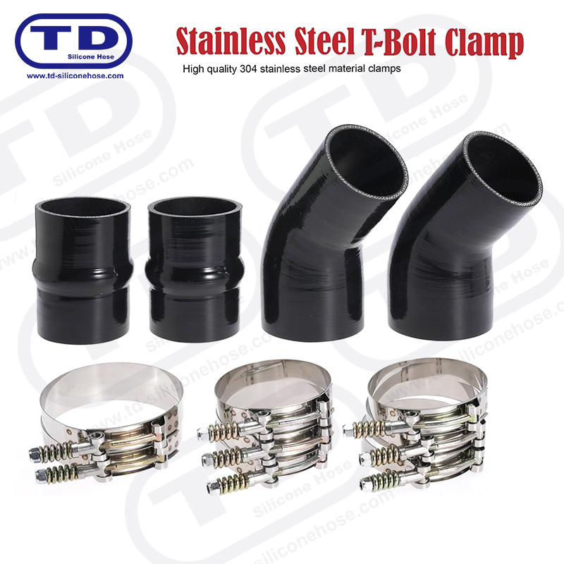 گیره شیلنگ سیلیکون T-bolt تقویت شده بهار