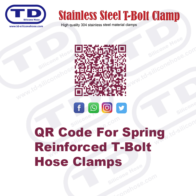 گیره شیلنگ سیلیکون T-bolt تقویت شده بهار